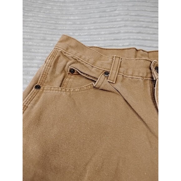 Dickies Carpenter camel khaki jeans mens 30 X 32 workwear - Picture 4 of 14